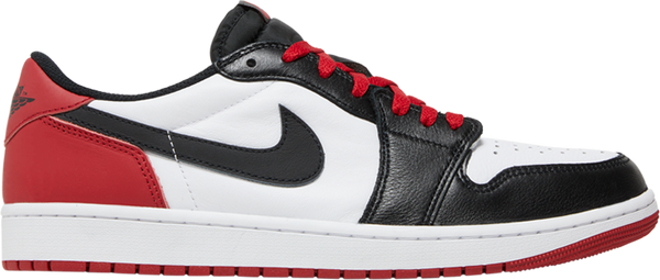 靴 Nike Air Jordan 1 Low C70858-106 Nike Air Jordan 1 Low Retro OG Black Toe White Red CZ0858
