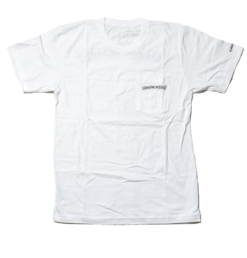 Chrome Hearts Scroll Logo T-Shirt White