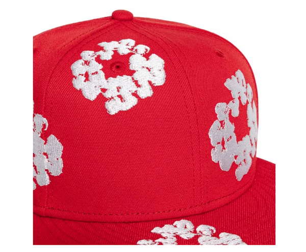 Denim Tears New Era Cotton Wreath 59/50 Cap Red