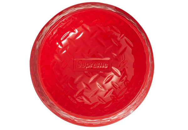 安価 Plate Diamond Supreme Dog Red Bowl 小物