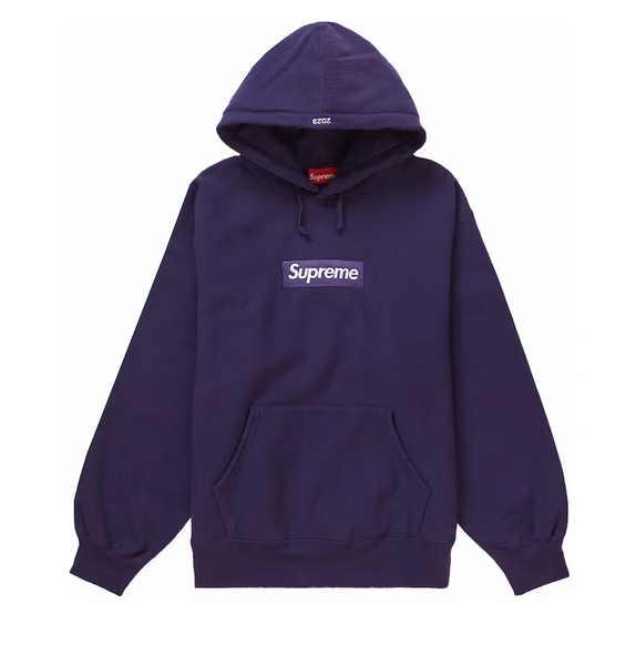 Supreme Box Logo Hooded Sweatshirt (FW23) Dark Purple – Urban ...