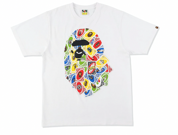 BAPE x UNO Ape Head Tee White – Urban Necessities