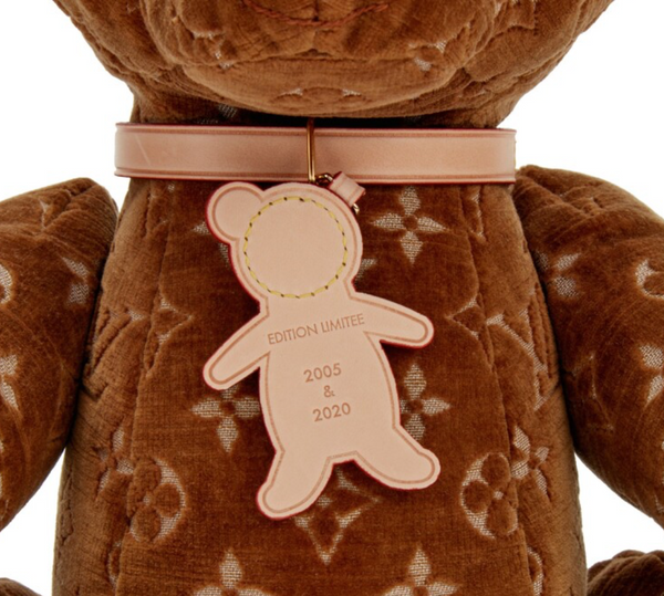 Louis Vuitton Limited Edition Virgil Abloh 2005 & 2020 Teddy Bear DouDou NEW