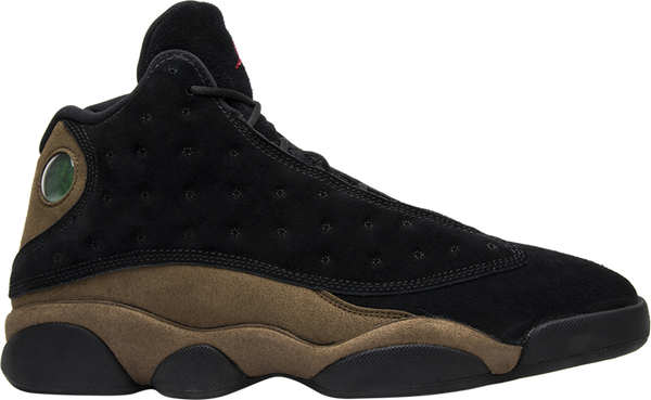 Olive green jordans 13 sales