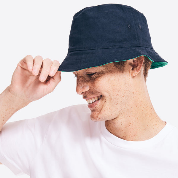 メンズウェア REVERSIBLE BUCKET HAT (DOLLAR) Reversible Bucket Hat | Stone/Carbon UPF 50+