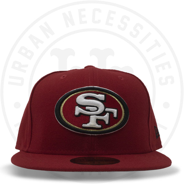 NFL San Francisco 49ERS Fitted Baseball Cap Hat Size Small