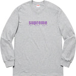 Supreme The Real Shit L/S Tee Heather Grey SS19