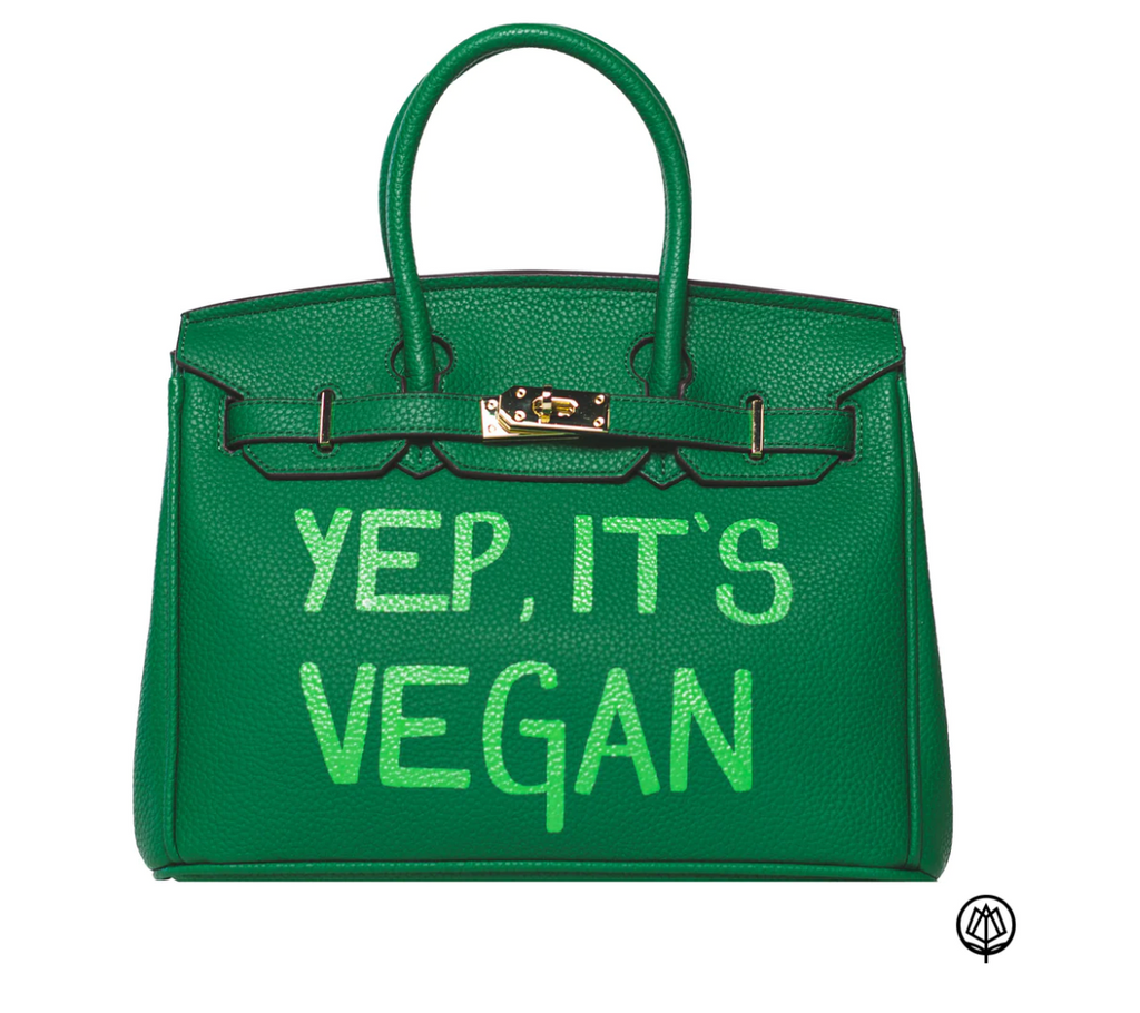30CM Yep, It's Vegan Veggie (Silver Hardware)
