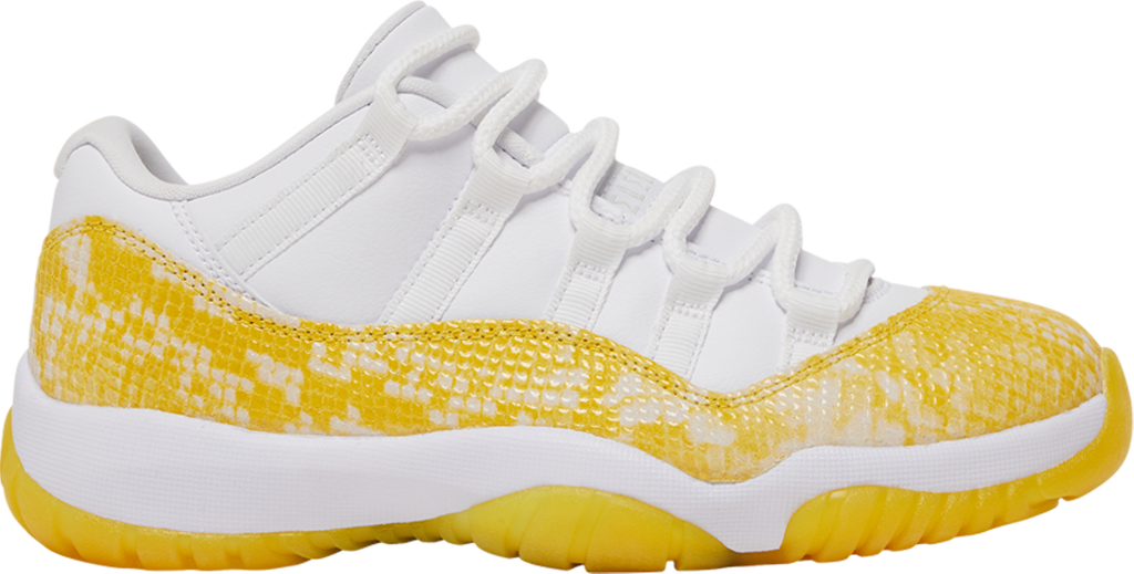 Wmns Air Jordan 11 Low 'Yellow Snakeskin' - AH7860 107