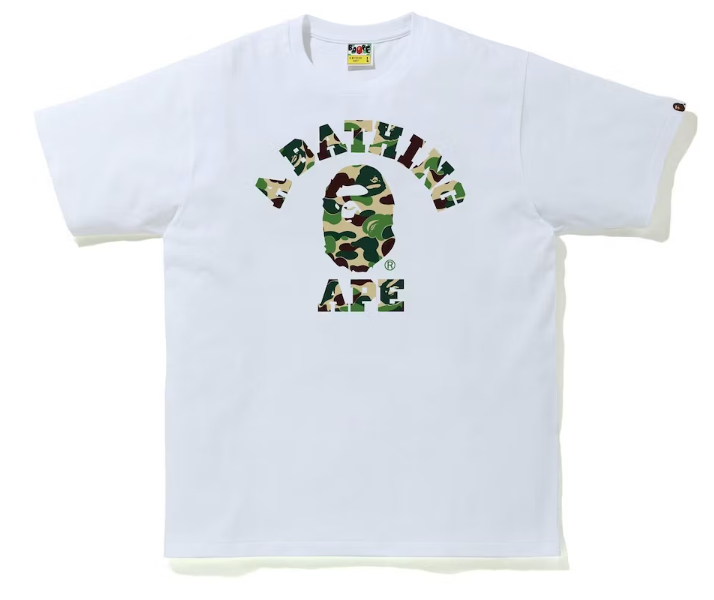 Green camo bape clearance shirt