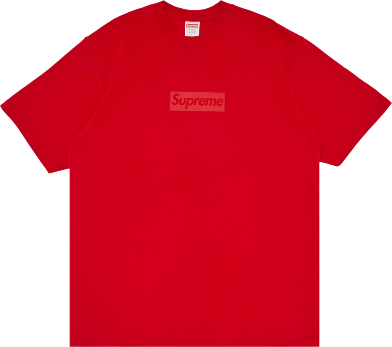 Supreme Tonal Box Logo Tee 'Red'