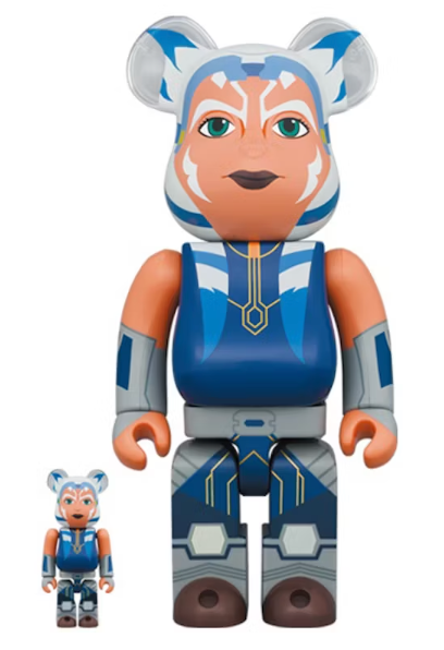 Bearbrick x Star Wars Ahsoka Tano (The Clone Wars Ver.) 100% & 400% Set