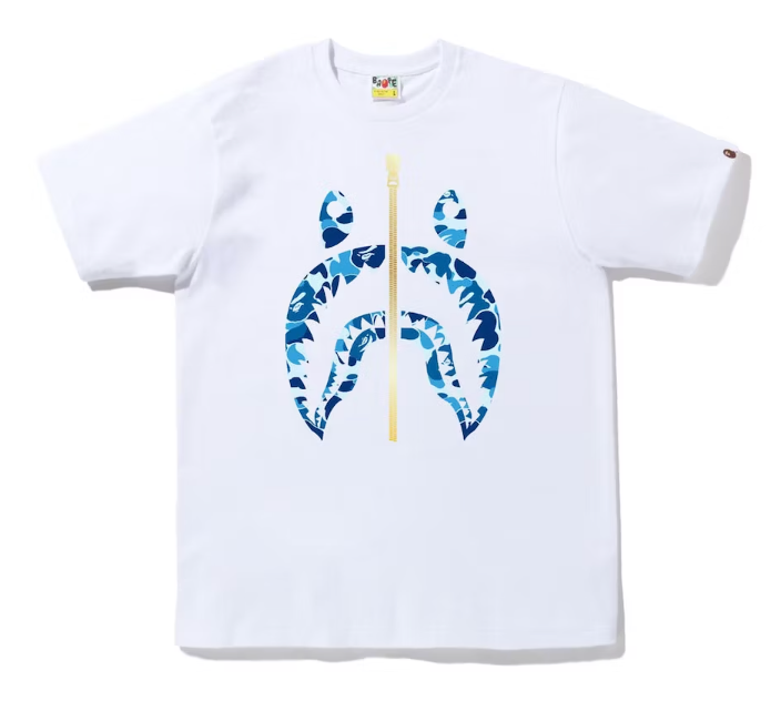 Bape zip t hot sale shirt