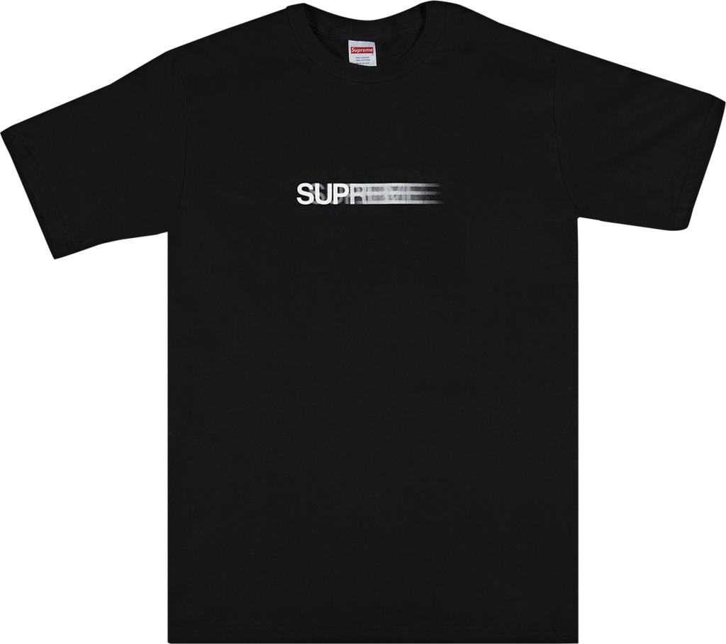 Supreme Motion Logo Tee 'Black'