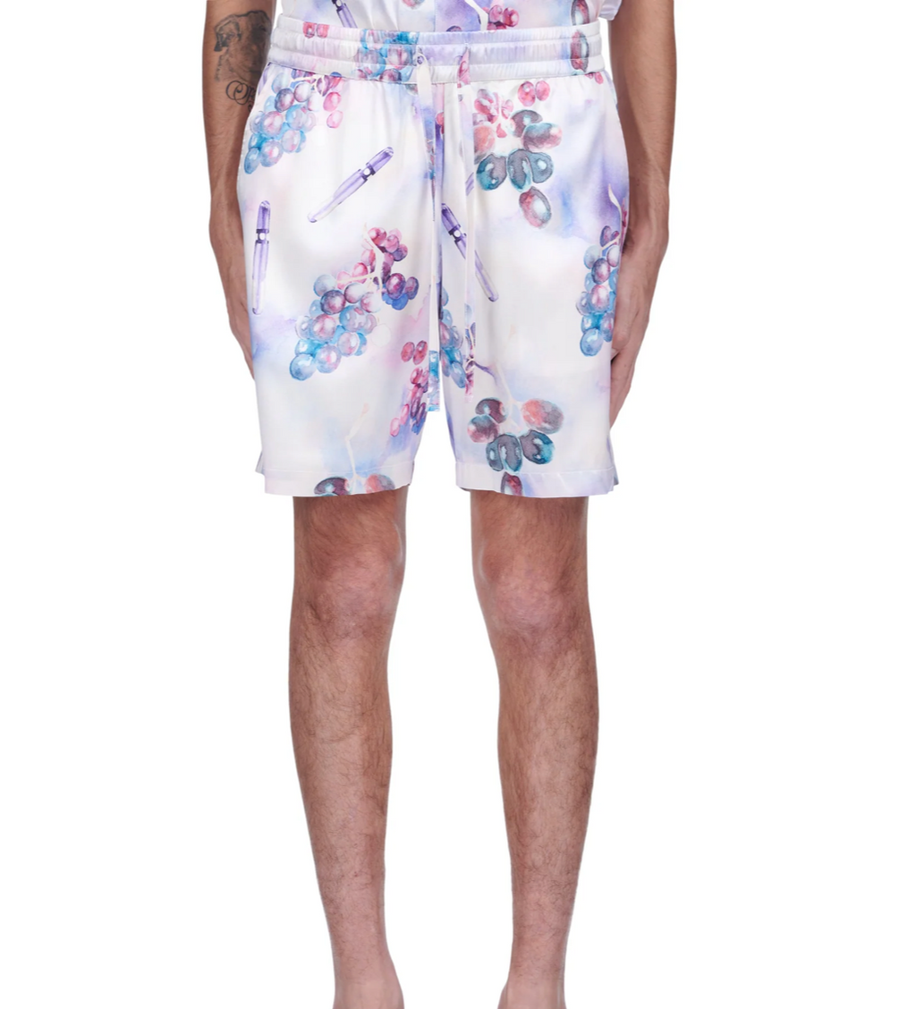 NAHMIAS - Grape Swishers Silk Shorts