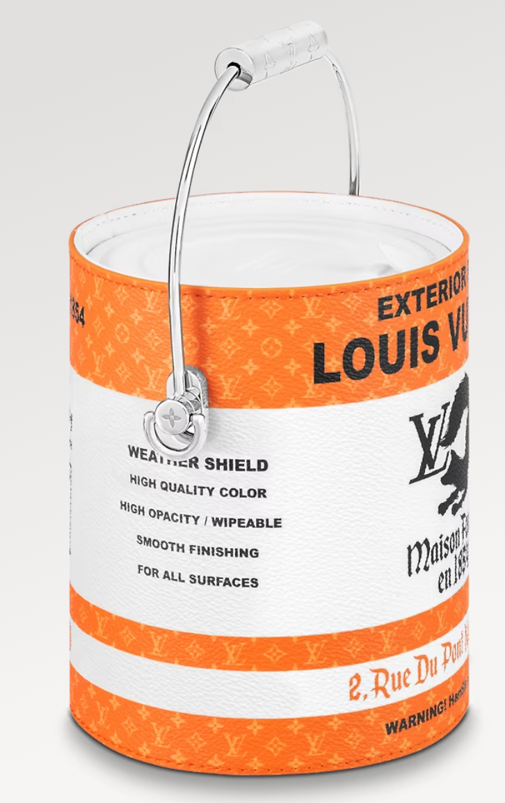 Louis Vuitton Orange Monogram Canvas LV Paint Can Bucket Bag Louis Vuitton