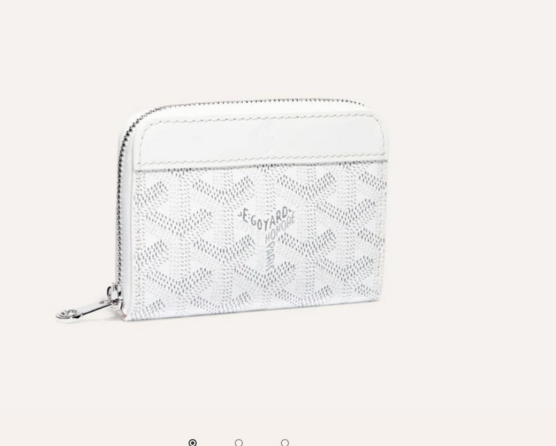 Goyard Matignon Mini Wallet White – Urban Necessities