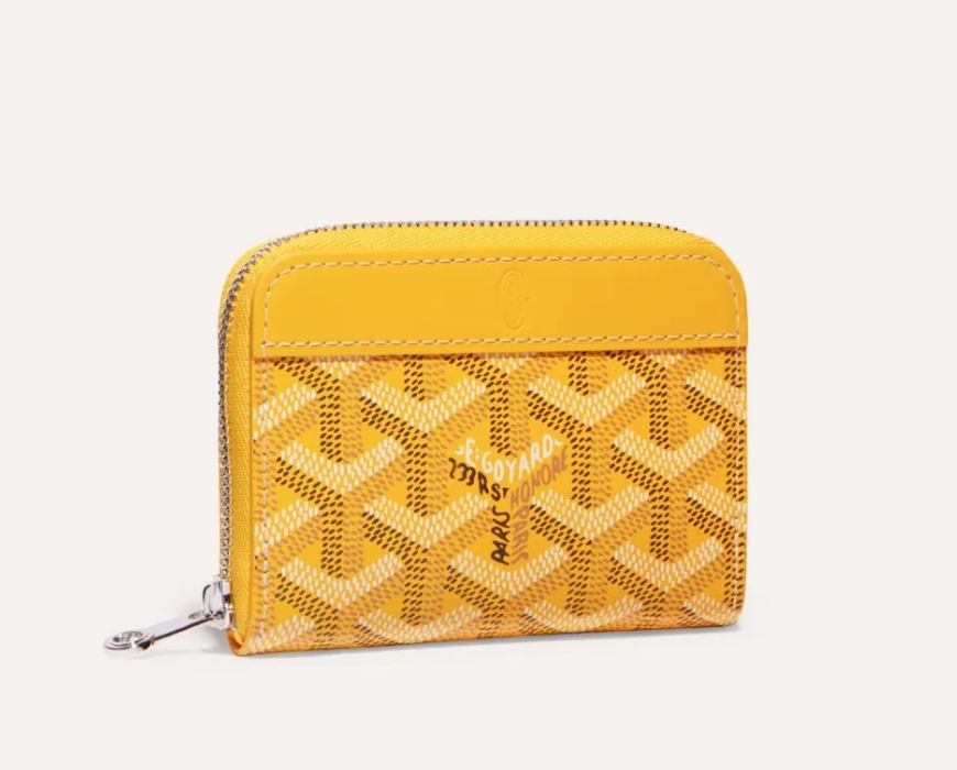 Goyard Matignon Mini Wallet Yellow –