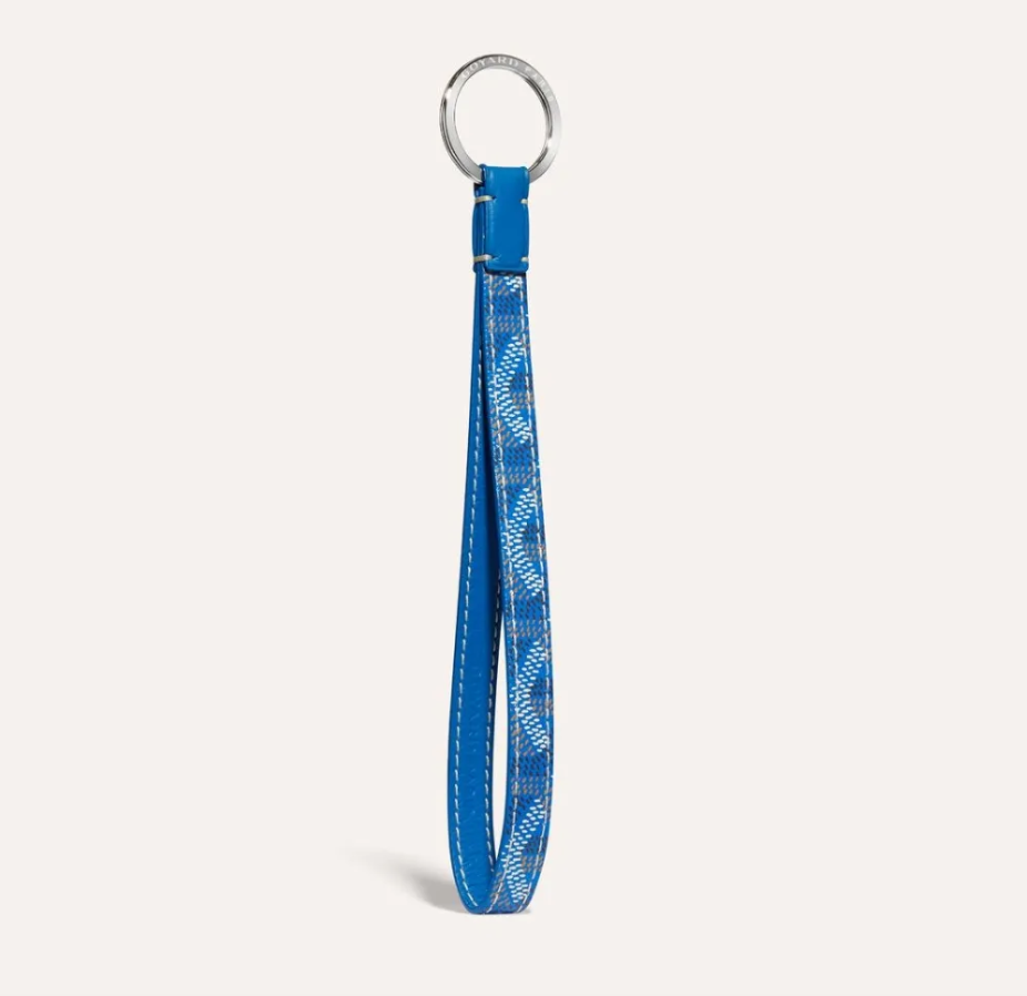 Goyard Sesame Key Ring - Sky Blue