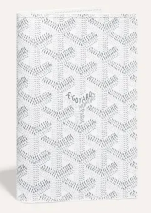 Goyard Grenelle Passport Cover - White