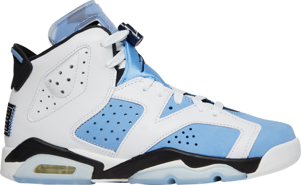 MISMATCH Air Jordan 6 Retro GS 'UNC Home' (6L / 7R) - 384665 410	