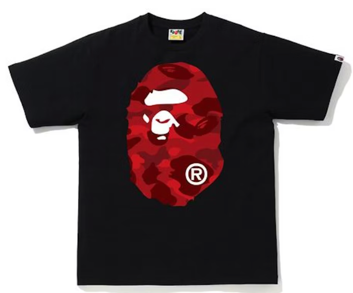 Camo bape t shirt sales