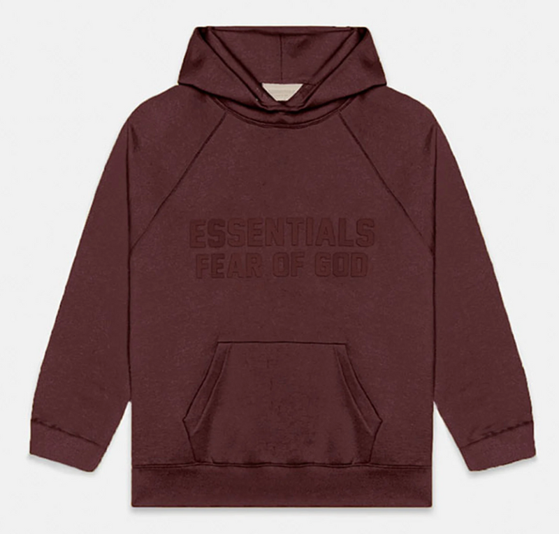 Fear of God Essentials Plum Hoodie – Urban Necessities