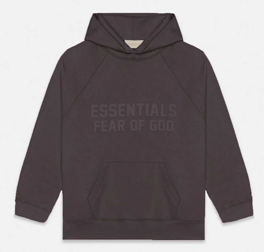 Fear of God Essentials Off Black Hoodie