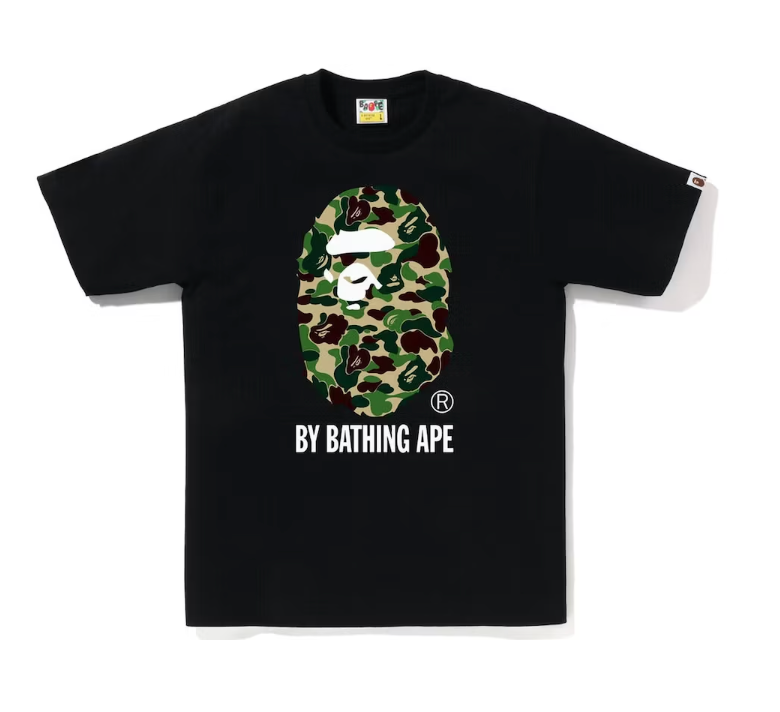 BAPE ABC Camo By Bathing Ape Tee Black/Green