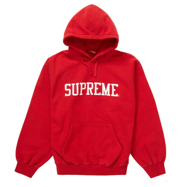 Supreme Varsity Hooded Sweatshirt Red – Urban Necessities