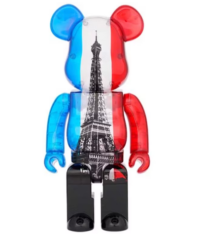BE@RBRICK 400% EIFFEL TOWER Tricolor Ver. MEDICOM TOY