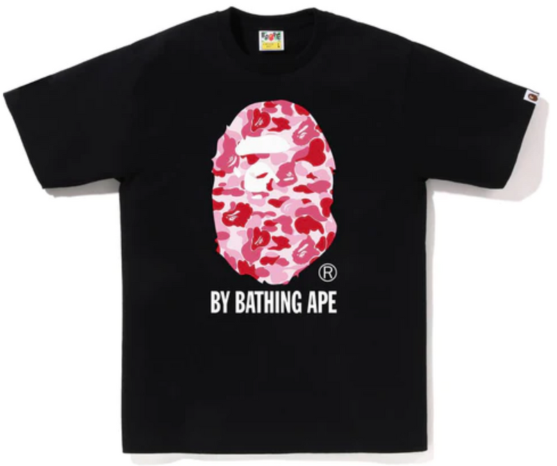 Bape By Bathing Ape Tee ABC Camo Black/Pink