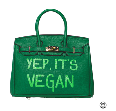 30CM Yep It's Vegan Veggie (Silver Hardware)