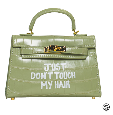 22CM Don't Touch My Hair Matcha (Gold Hardware)