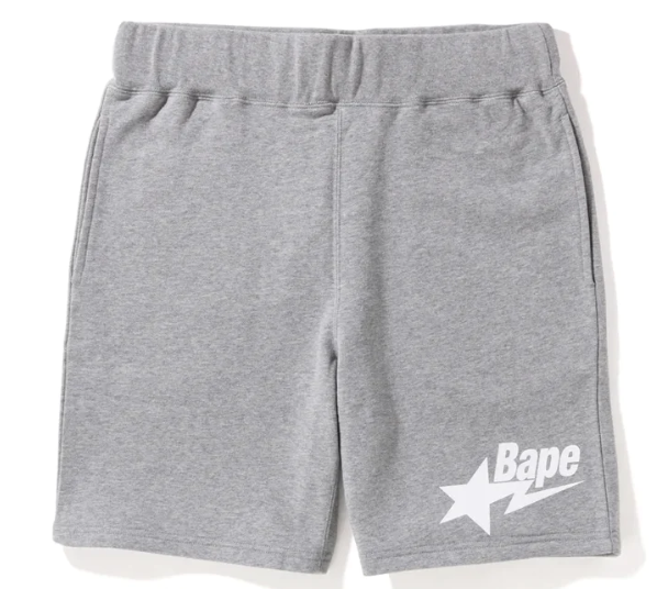 Bape Sweat Shorts Gray