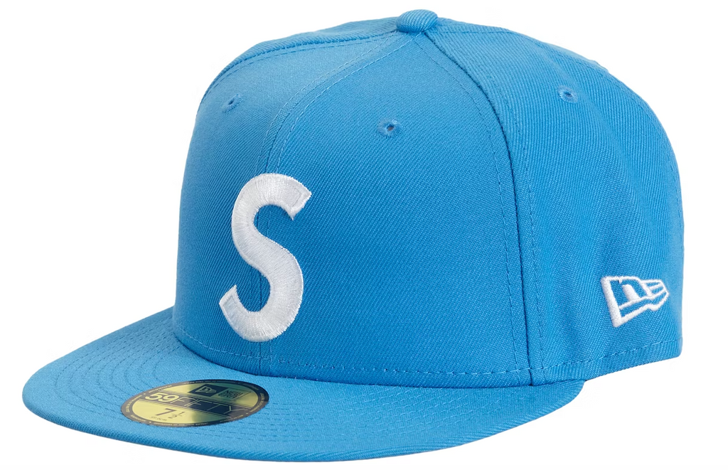 Supreme Jesus Piece S Logo New Era 59Fifty Hat Blue