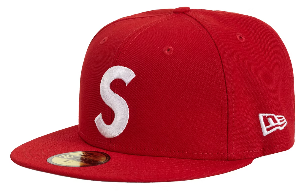 Supreme Jesus Piece S Logo New Era 59Fifty Hat Red