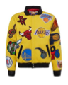 NBA COLLAGE WOOL YELLOW