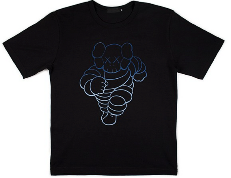 KAWS Original Fake Chum Tee - Black/Blue