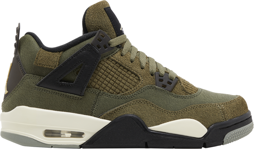 Air Jordan 4 Retro SE GS 'Craft - Olive' - FB9928 200