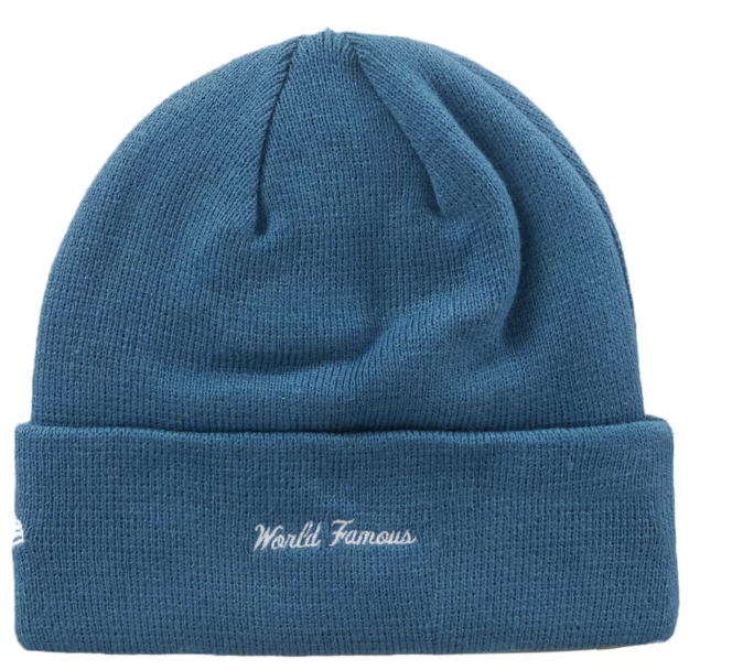 Supreme New Era Box Logo Beanie (FW23) Blue