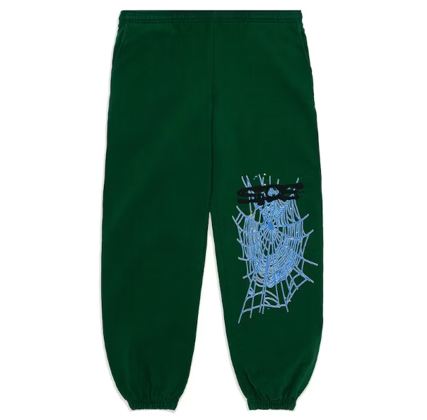 Sp5der Web Sweatpants Hunter Green