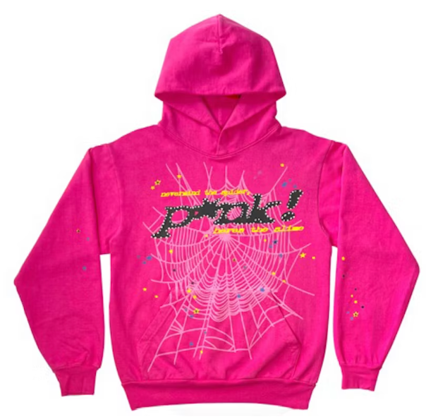 Sp5der P*NK Hoodie Pink