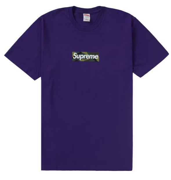 Supreme Box Logo Tee (FW23) Purple