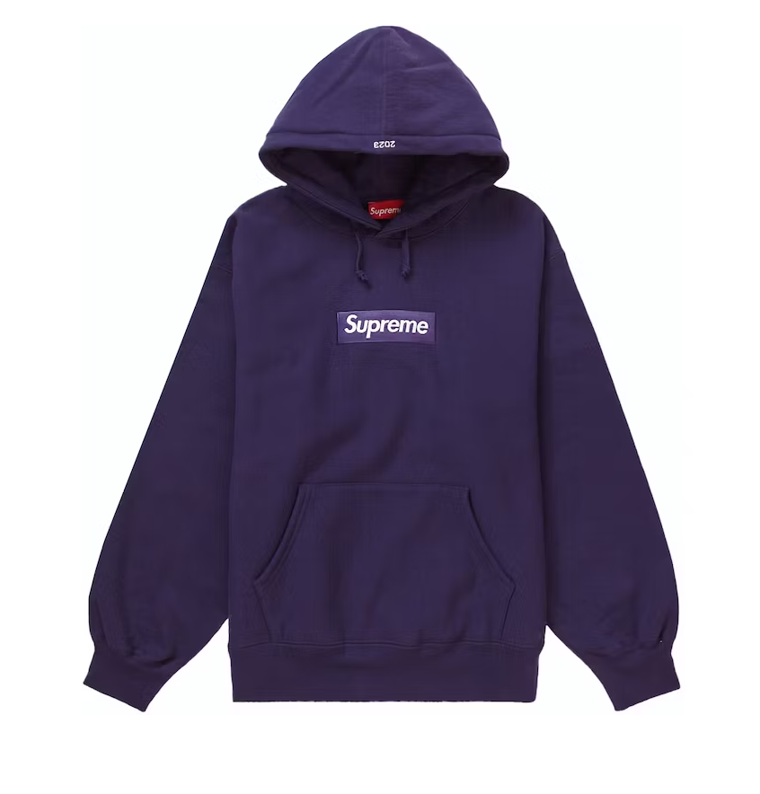 Supreme blue and red hoodie hotsell
