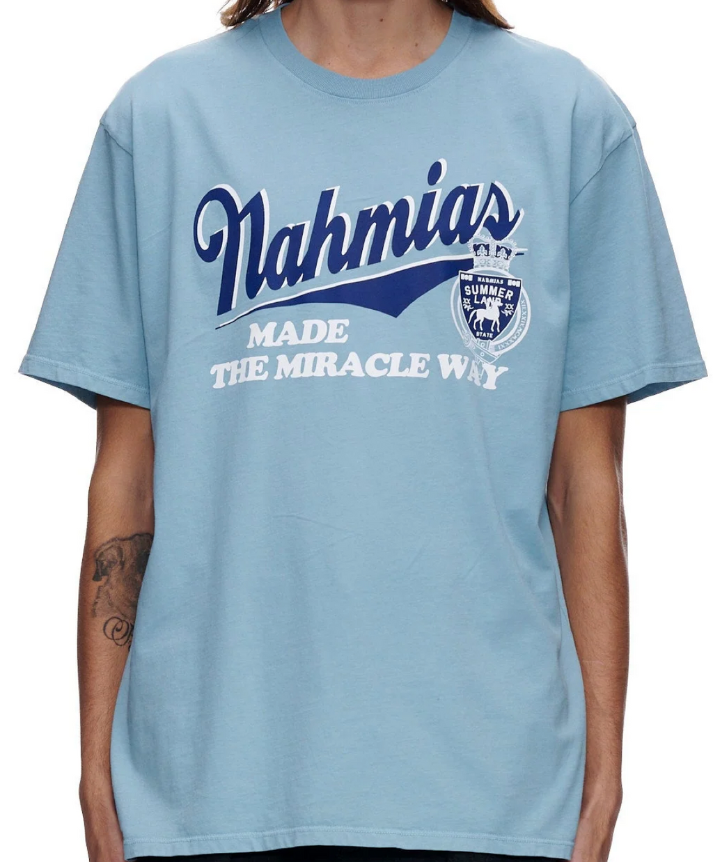 NAHMIAS - Miller Way T-shirt (light blue)