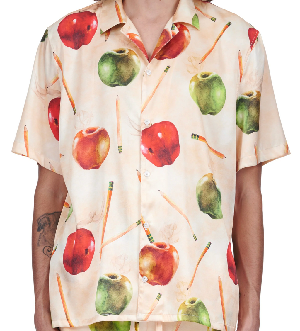 NAHMIAS - Apple Silk S/S Button Down 