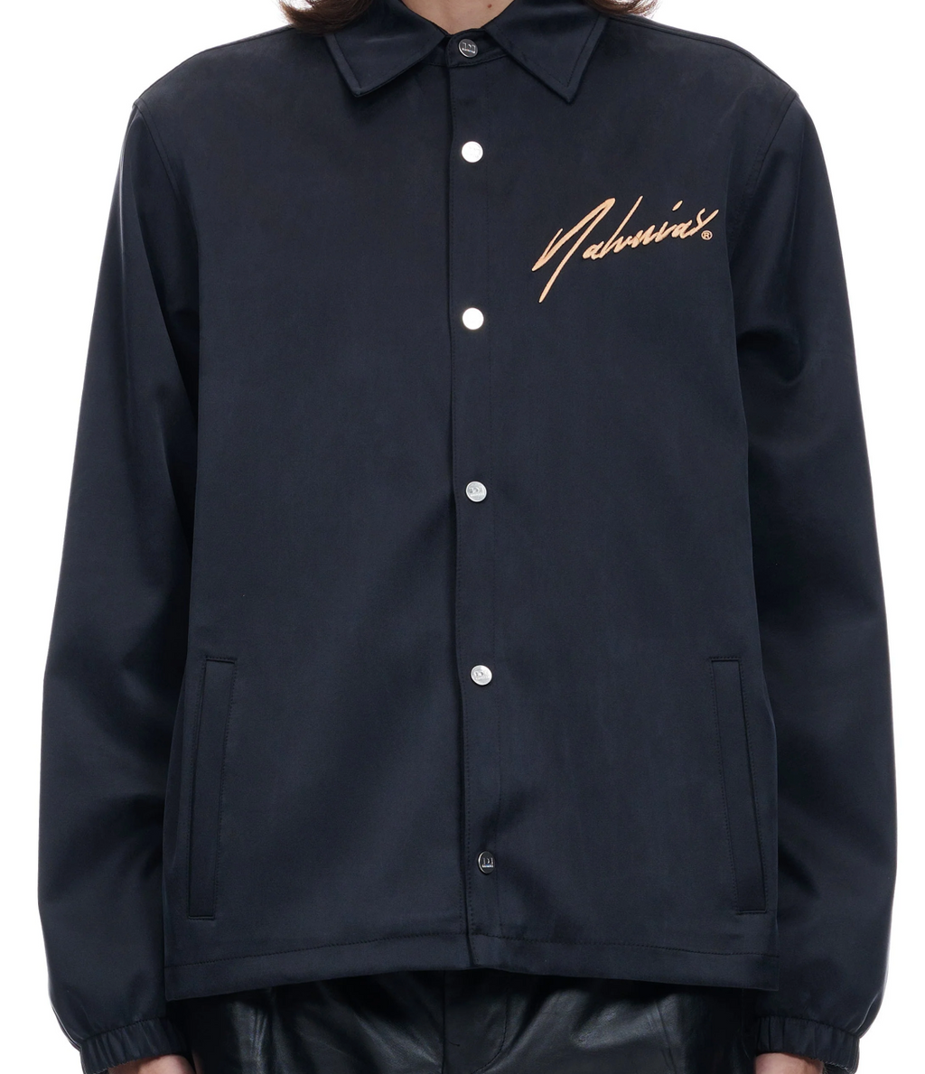 NAHMIAS - Butterfly Beach Silk Coach Jacket (black)