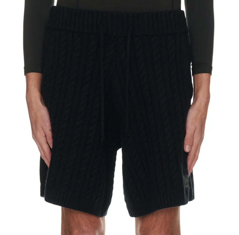 NAHMIAS - Cable Knit Basketball Shorts