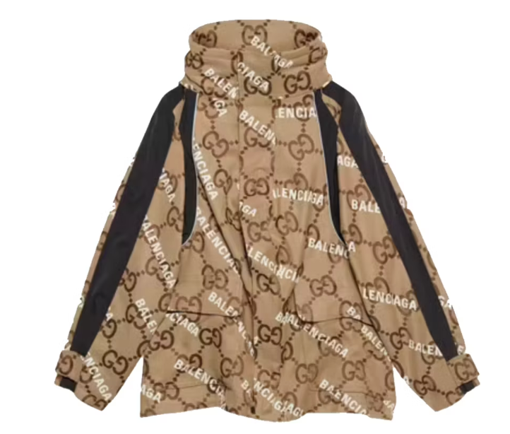 Gucci x Balenciaga The Hacker Project Jumbo GG Jacket Beige/Ebony